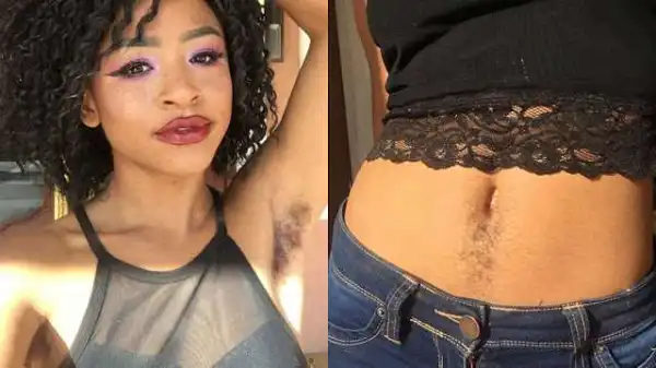 Lady Shows Off Armpit And Belly Hairs, Slams Body Shamers (Photos)